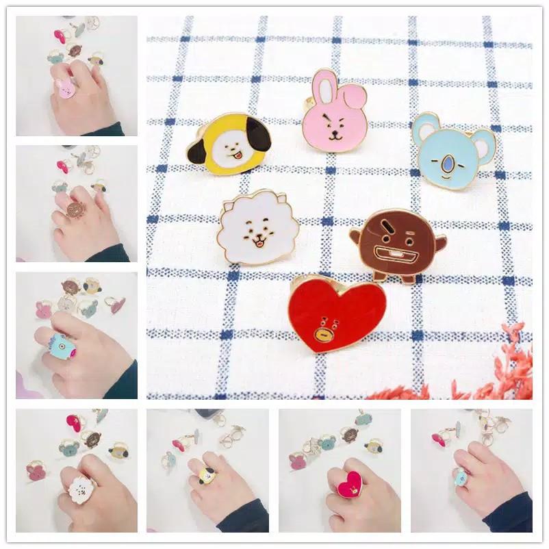 Cincin Bts BT21 Kpop Idol Bangtan