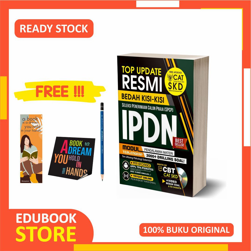 

SPCP IPDN TOP UPDATE RESMI BEDAH KISI-KISI - FORUM EDUKASI - (BONUS PENSIL 2B, BOOKMARK DLL)