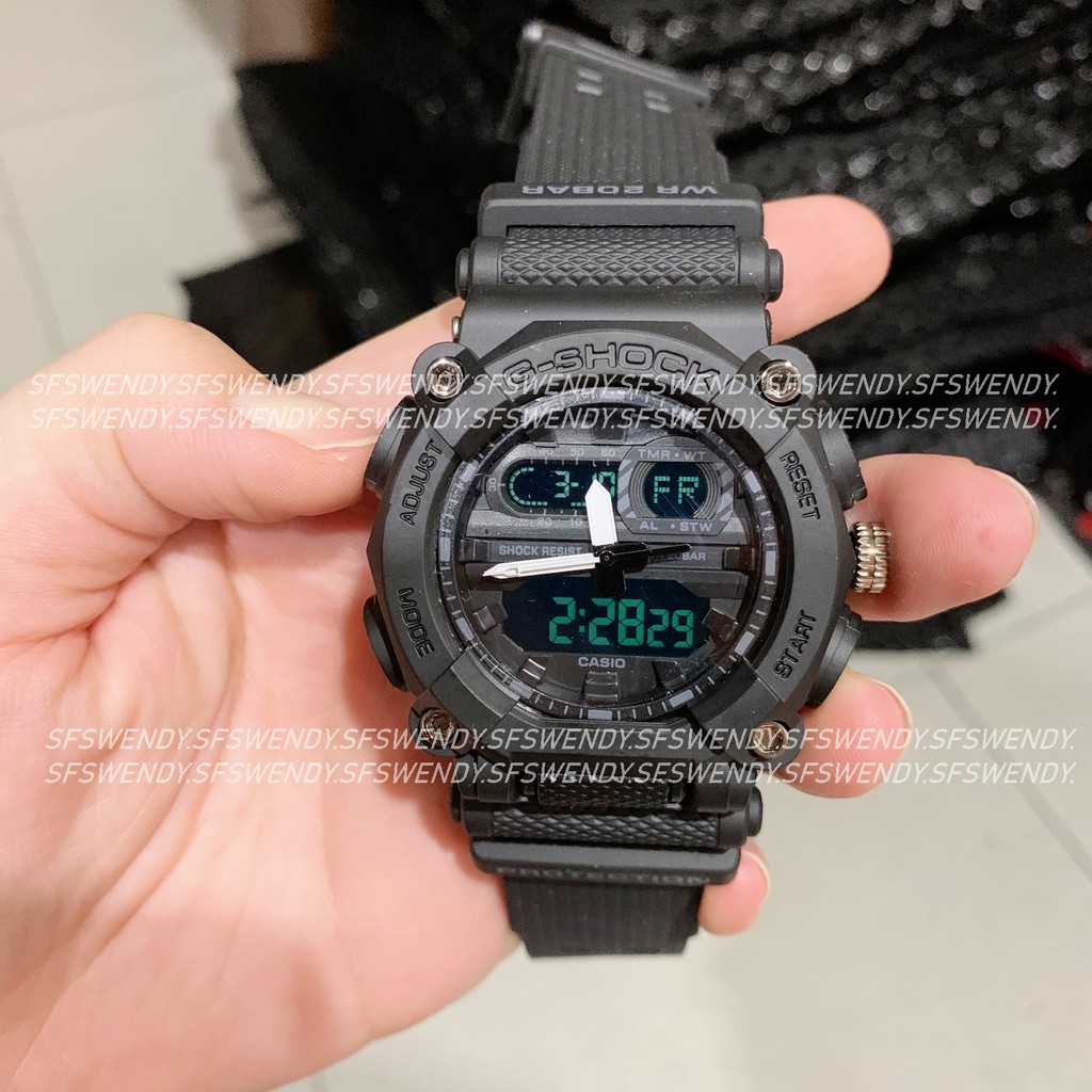 MODEL TERBARU !!! GA-900 Hitam Hijau Cream Kuning Army Jam tangan digital pria anti air