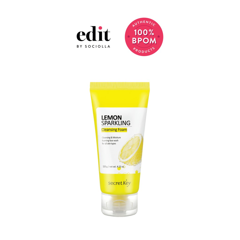 

Secret Key Lemon Sparkling Cleansing Foam Edit by Sociolla