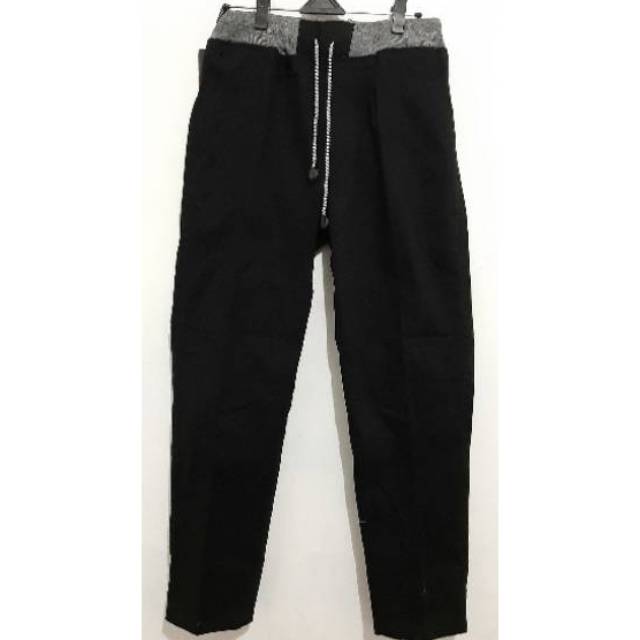 CELANA CHINO PANJANG PINGGANG KARET RIP BAHAN MELAR ( BISA COD )