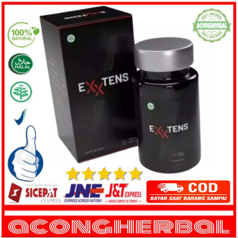 Best seller EXXTENS Original Obat Herbal Kuat Tahan Lama Pria