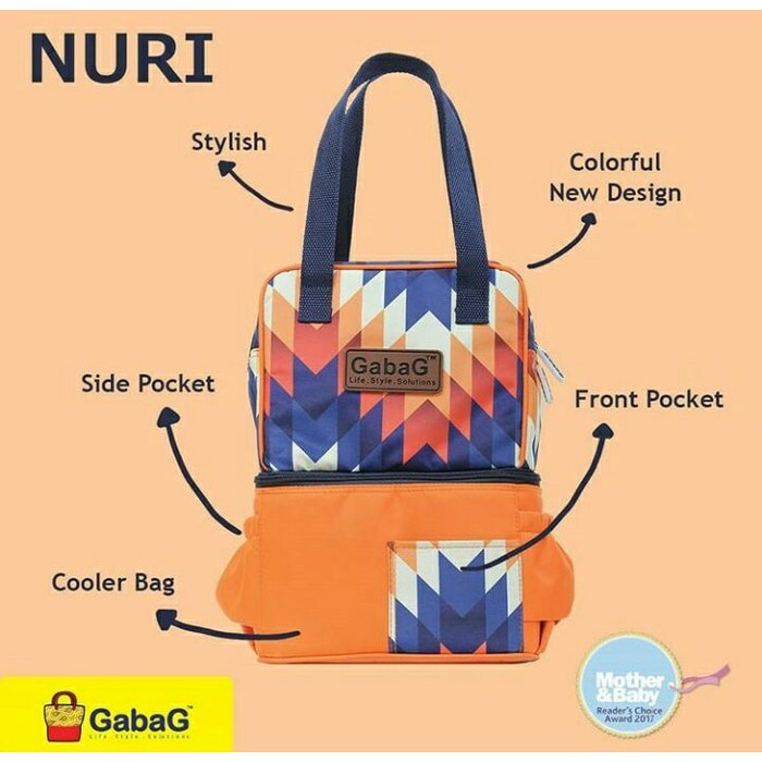 GABAG Nuri Coolerbag Picnic series Cooler Bag Tas ASI