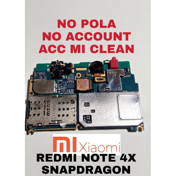 mesin xiaomi redmi note 4x snapdragon 4/64gb normal siap pakai