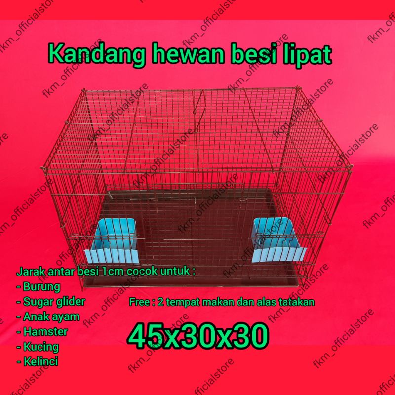Kandang burung, kucing, hamster, kelinci, Sugar glider ( U45 )-1