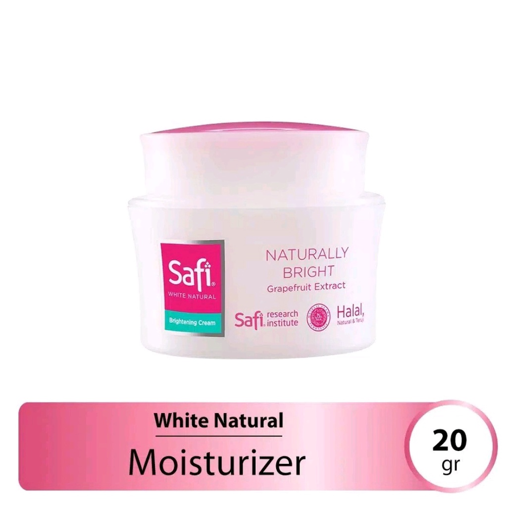 safi white natural brightening cream | mangosteen | grape fruit 20 gr