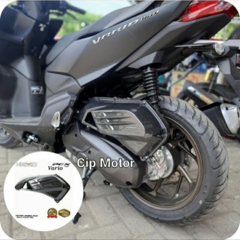 Tutup filter hawa udara Vario 160 Pcx 160 carbon Nemo