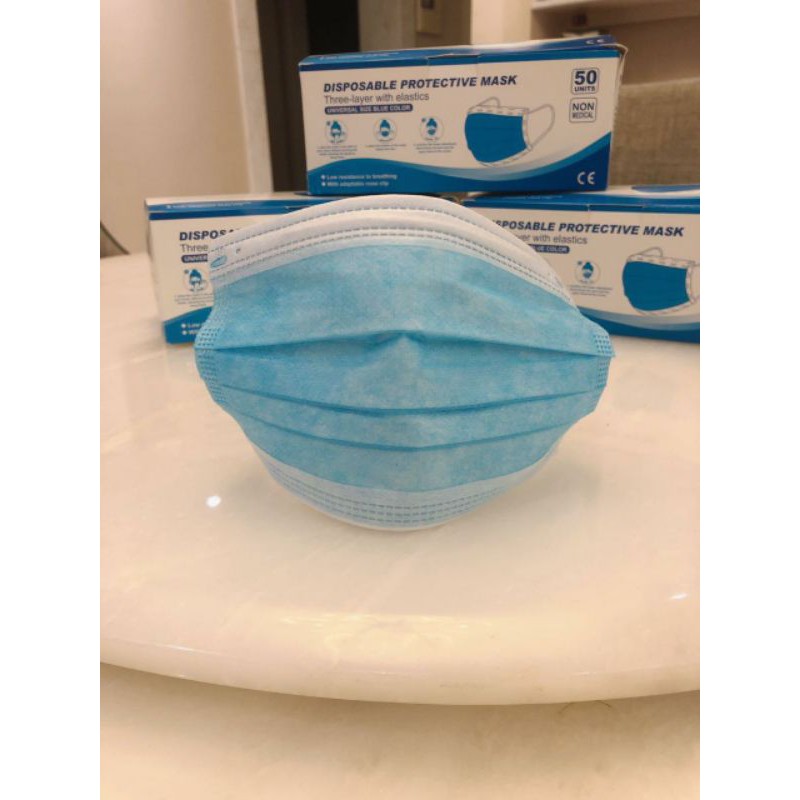 MASKER 3PLAY HIJAB MASKER KUPING MASKER EARLOOP ISI 50 PCS FACE MASK    grosir