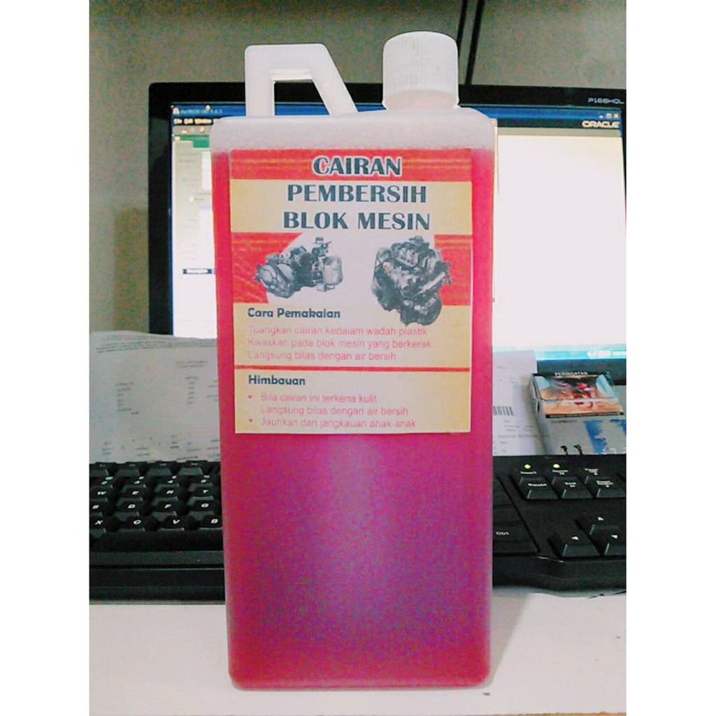 Jual TERSEDIA CAIRAN PEMBERSIH BLOK MESIN KUSAM ISI 1000ML SPESIALIS PEMBERSIH JAMUR MESIN