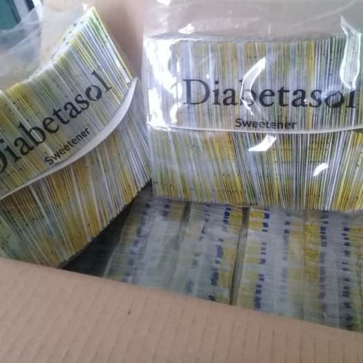 

ds001vv Gula Diabetasol Sweetener 200 Sachet Original Fsfs201