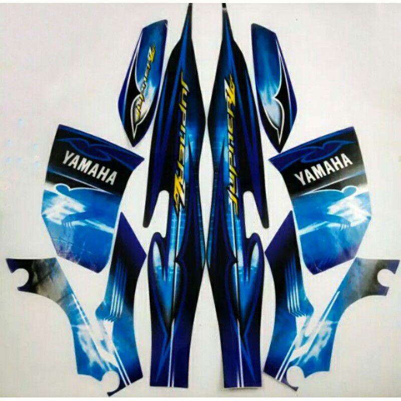 setriping setiker YAMAHA jupiter z biru 2008-2009