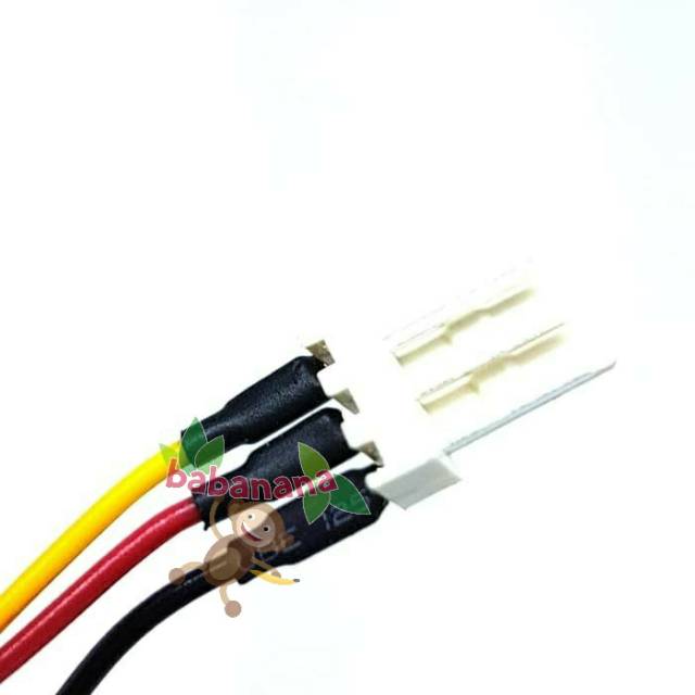 Kabel Extension 3 pin male to 3pin female splitter fan pc cable casing