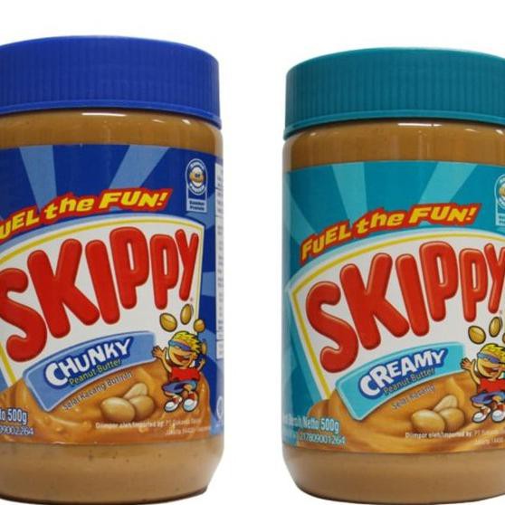 Skippy chunky 500gram/Skippy creamy 500gram/selai kacang skippy 500gr - creamy