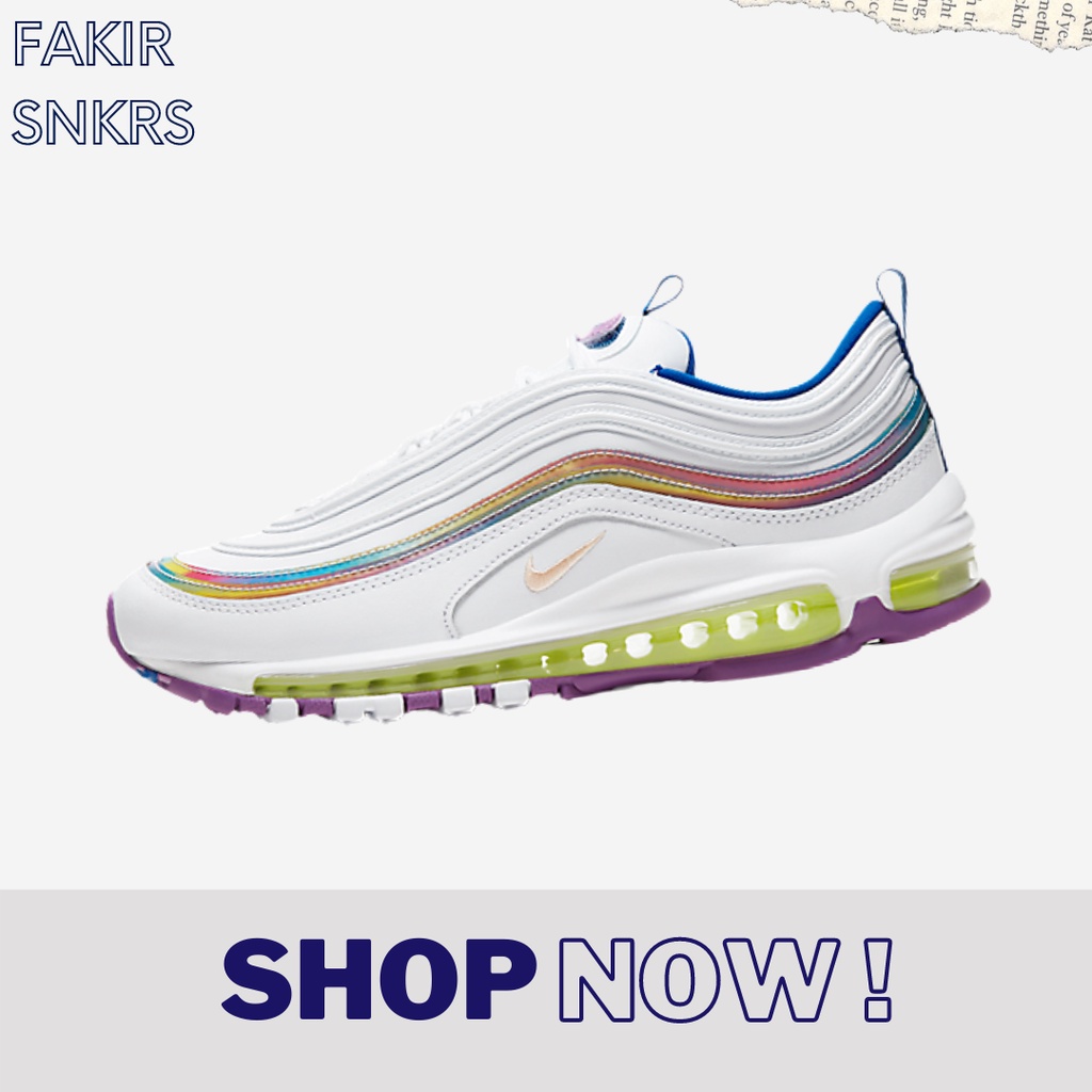 AIRMAX 97 WHITE IRIDESCENT STRIPES