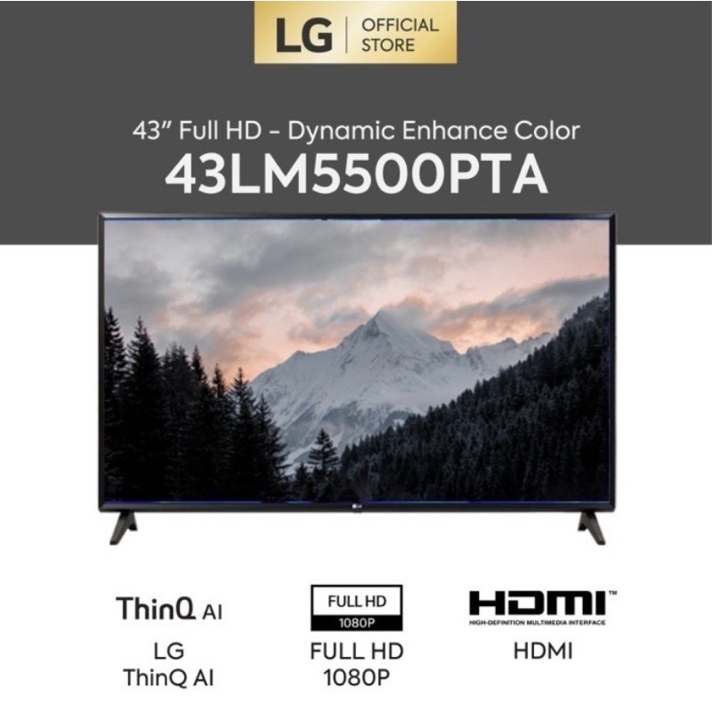 LG Digital LED Full HD TV 43LM550 43 Inch USB HDMI Khusus Medan