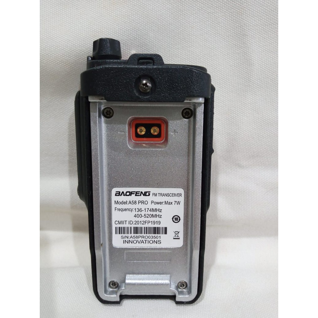 HT Baofeng A58 PRO 7 Watt, Dual Band BF A 58 Waterproof Bofeng VHF UHF UV 4800 mah Battery Bopeng
