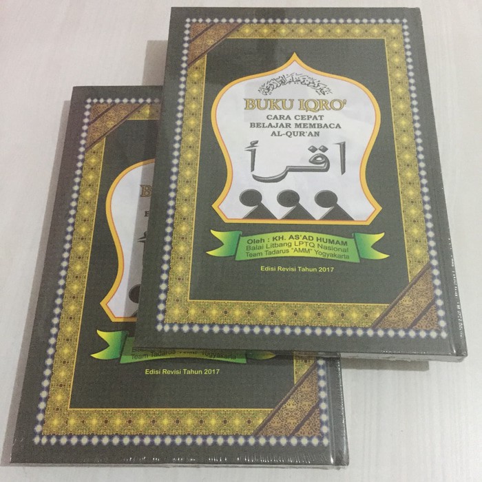 PALING BARU"Buku IQRO Hardcover Bendel Besar- Buku Iqra hardcover - Buku Anak"