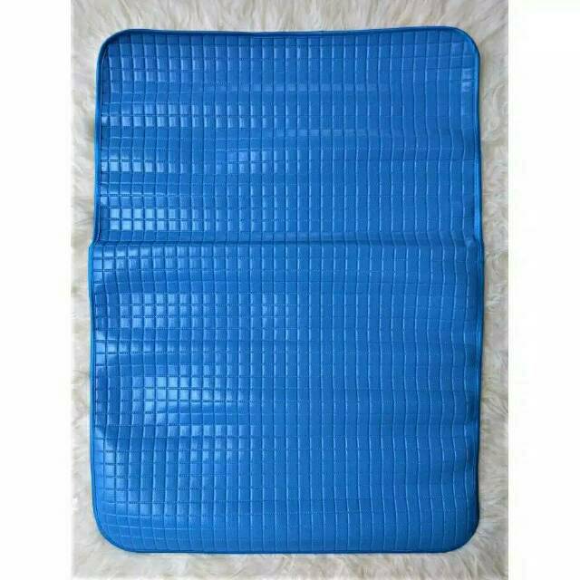 PERLAK BAYI ALAS OMPOL BAYI POLOS BIRU KEVIN 50 x 70 CM MATRAS WATERPROOF [GROSIR/ECER] BESTSELLER