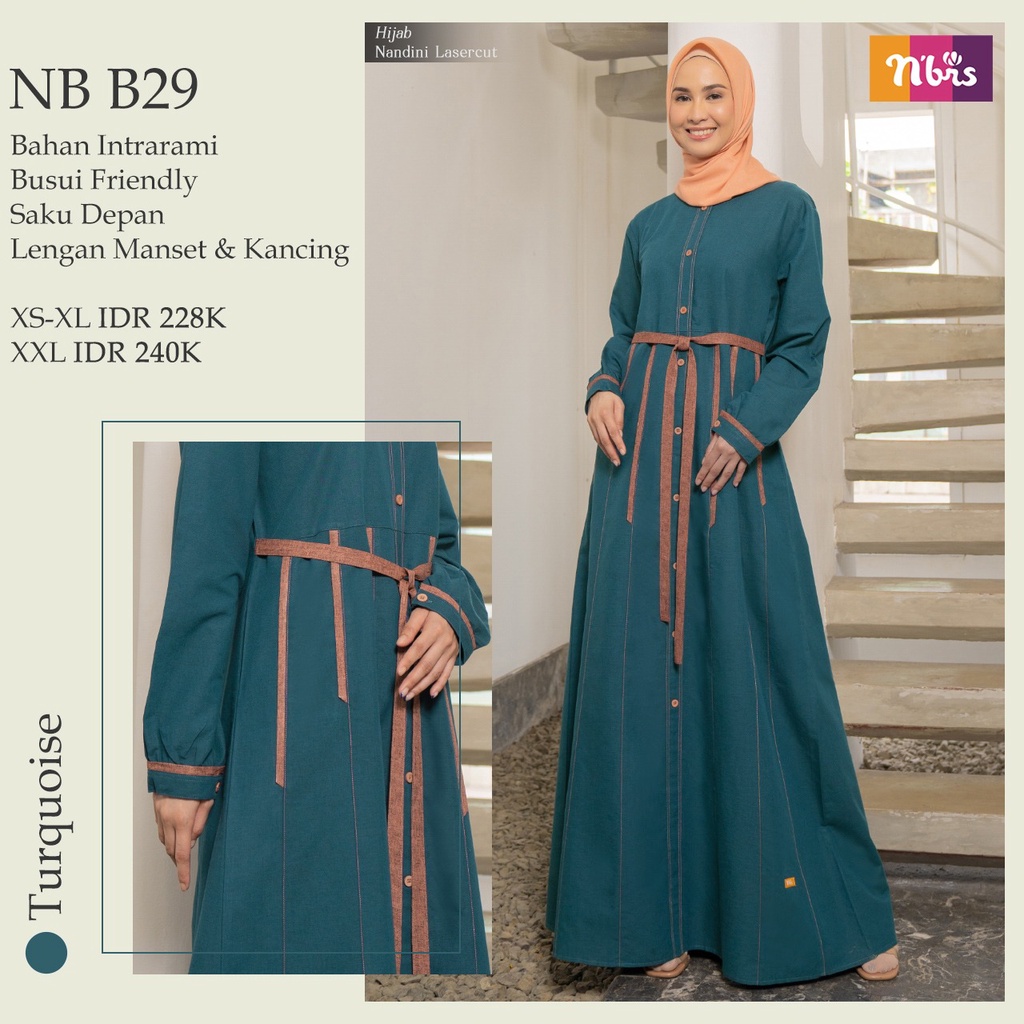 Gamis Baju Dress Pakaian Muslim Fashion Wanita Remaja Muslimah Anak Perempuan Polos OOTD Kondangan L