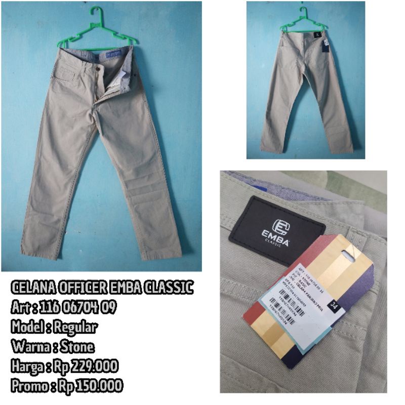 RSShop Celana Officer Pria Emba Classic EPA 012