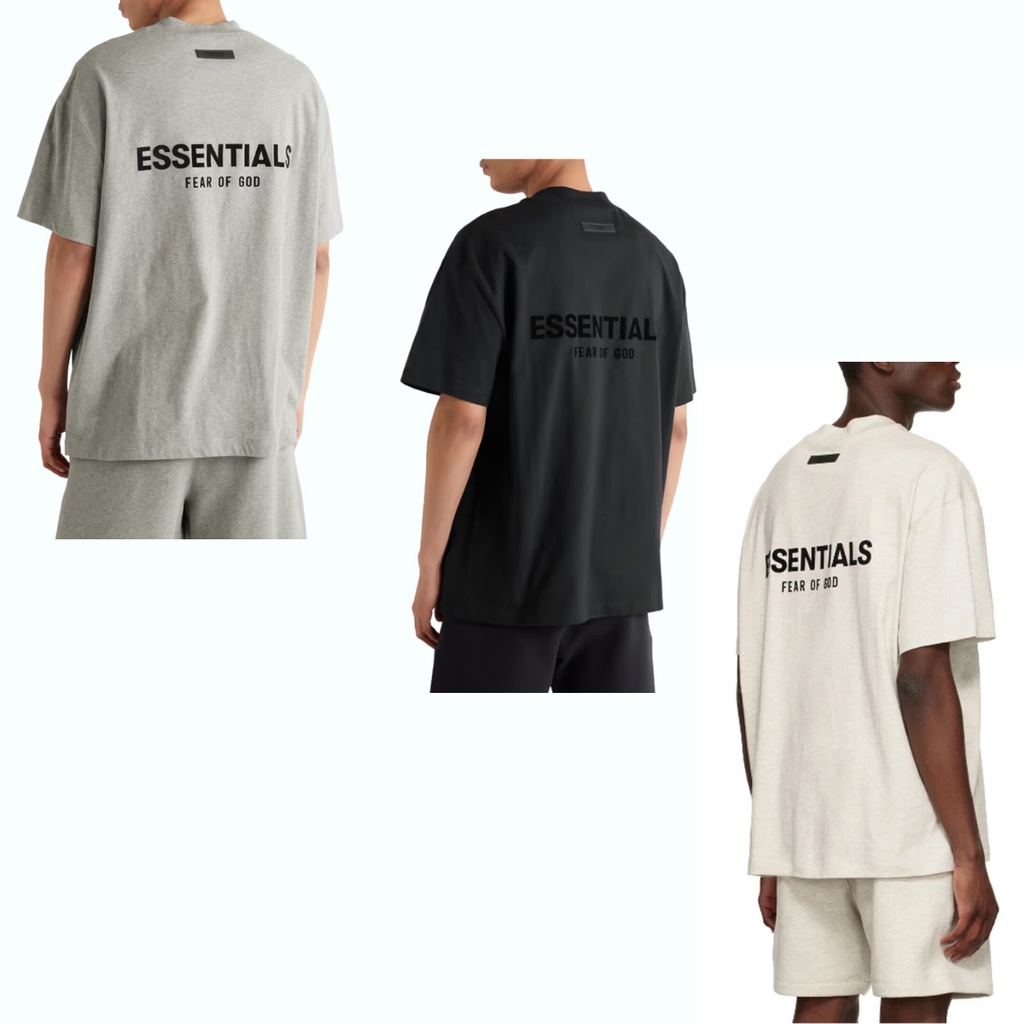 Jual Fear Of God Essentials Back Logo T Shirt 100 Original Shopee