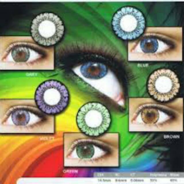 Softlens Cupid Rainbow Soflen Soflens Contact Lens Murah Berkualitas