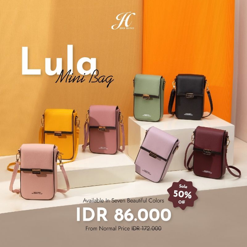 JH LULA MINI BAG tas selempang wanita dompet hp kartu kekinian