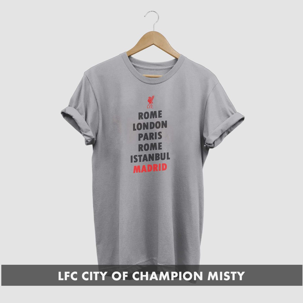 KAOS COWO JUMBO 2XL 3XL 4XL 5XL LIVERPOOL FC CITY OF CHAMPION JUMBO