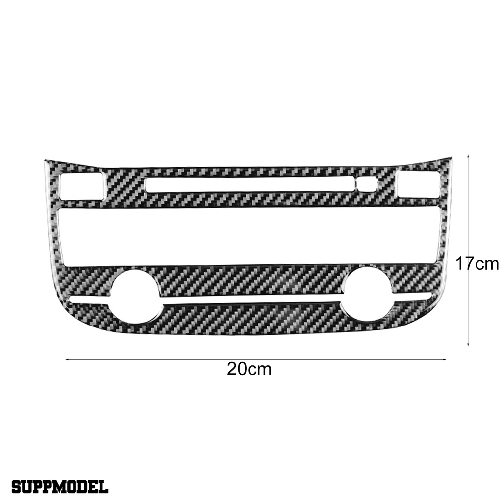 Stiker Panel Konsol Model Dua Sisi Bahan Serat Karbon Tahan Suhu Tinggi Untuk Jaguar F-Pace X761