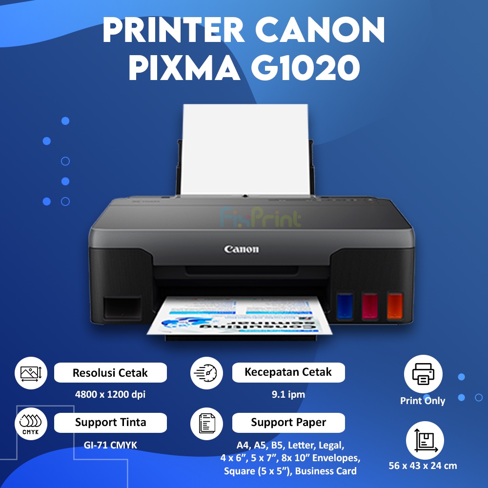 Printer Canon PIXMA G1020 New Print Only