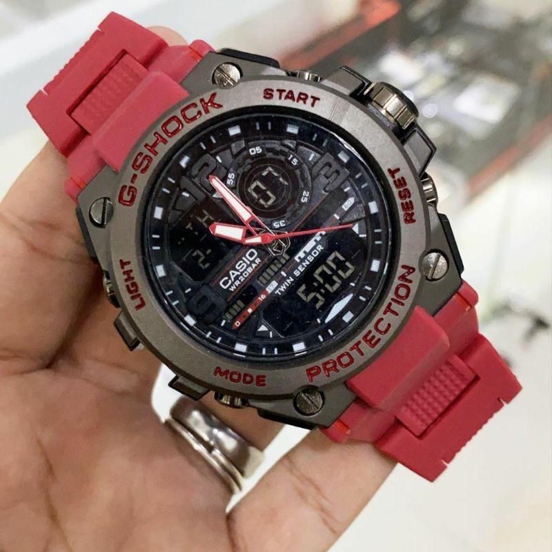 TERPOPULER!!!! BAHAN BESI HALUS JAM TANGAN TALI RANTAI JAM TERLARIS JAM PRIA GSHOCK GST8600