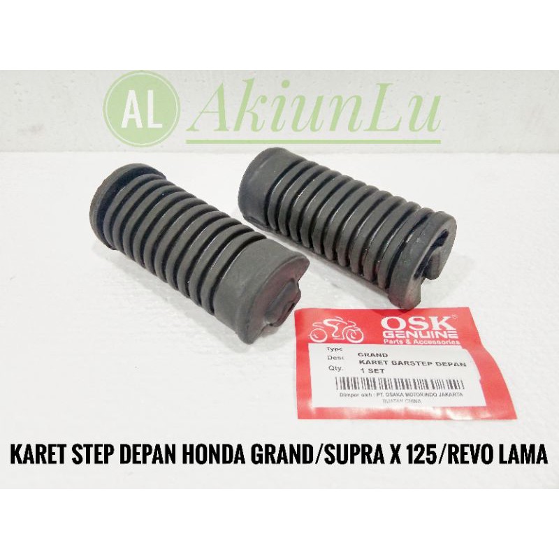 [HARGA GROSIR] KARET STEP DEPAN STANDAR HONDA GRAND/SUPRA X 125/REVO LAMA OSK