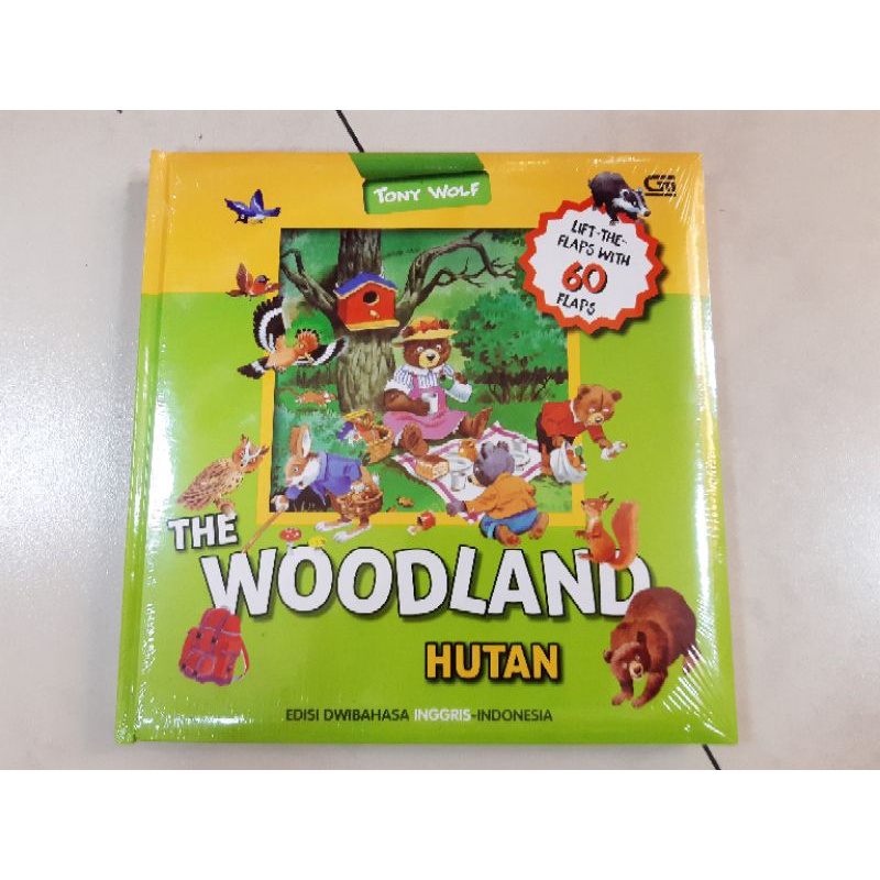 Boardbook The Woodland (Hutan) Edisi Dwibahasa - Tony Wolf