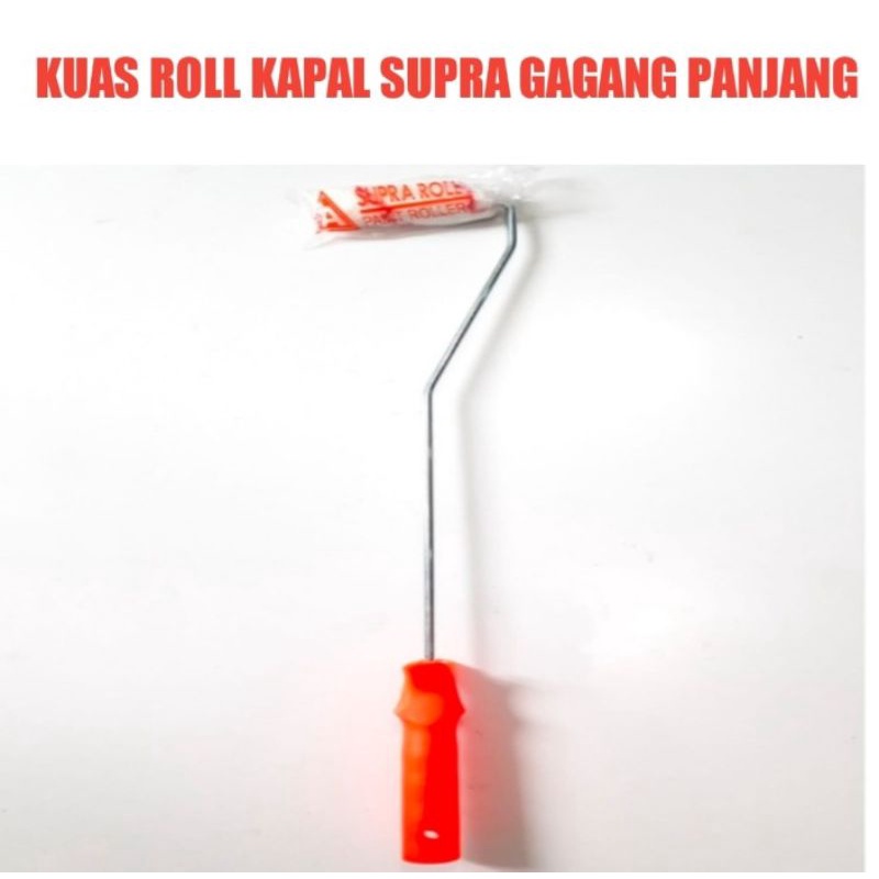 Kuas Roll Kapal Supra Kecil Gagang Panjang / Koas rol cat/ kuas rol kapal