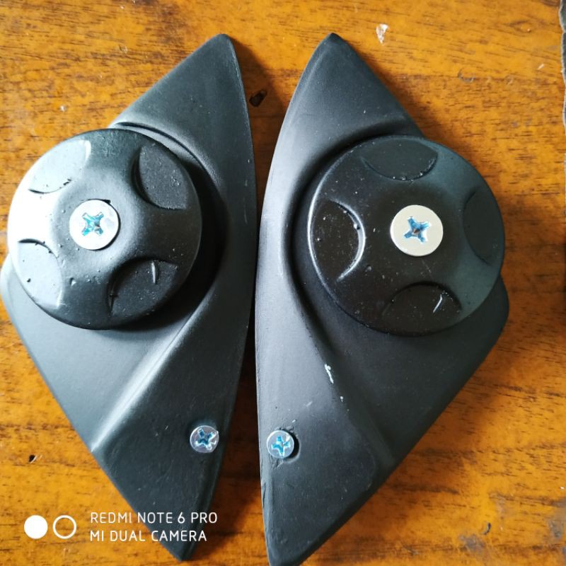 kupingan Helm kyt 2vision lokal set baud knop