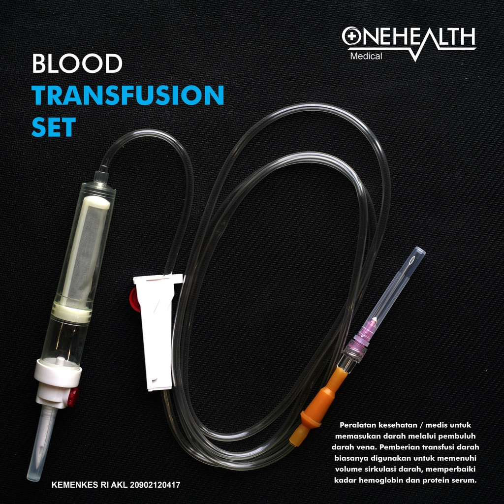 Jual Onehealth Blood Transfusion Set Selang Transfusi Darah Indonesia ...