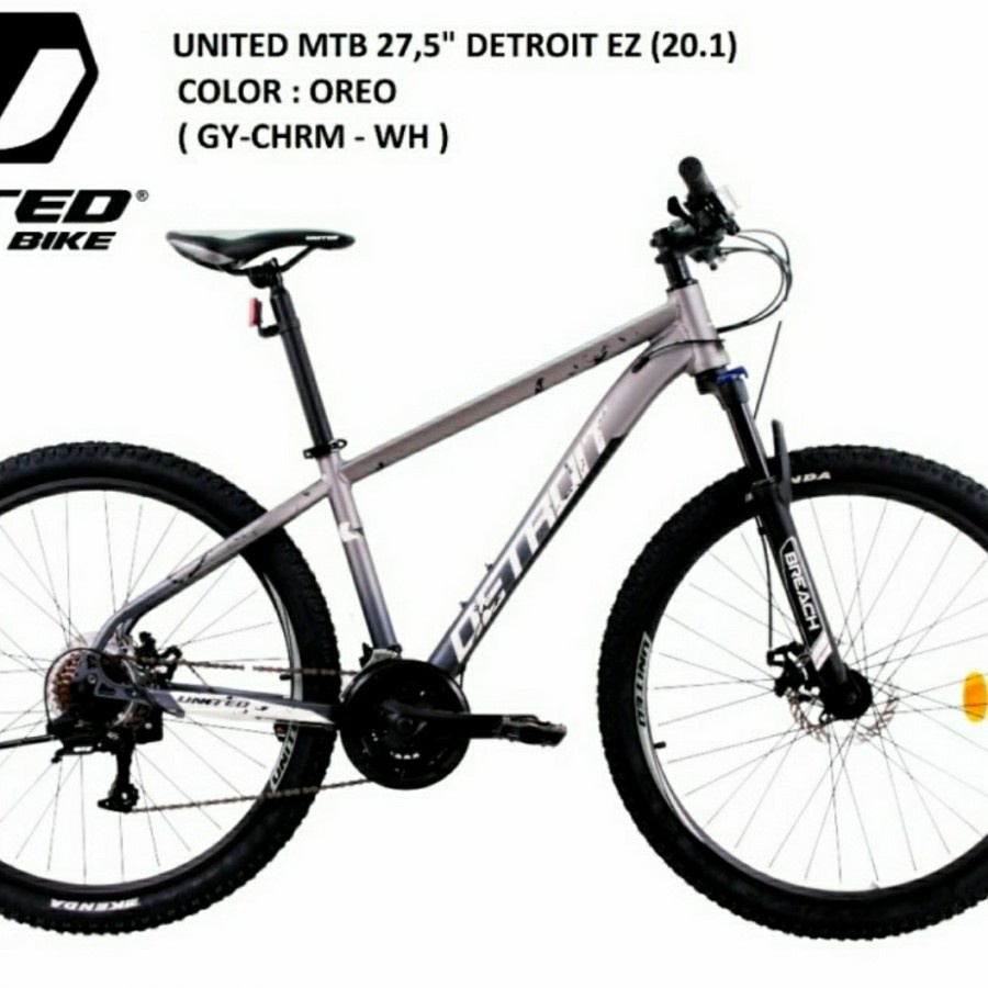 Sepeda MTB 27.5 inch United Detroit EZ