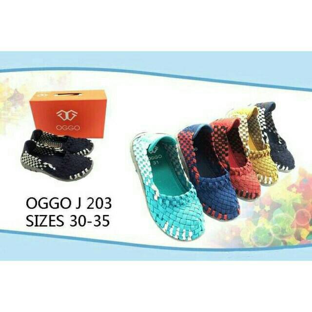 Sepatu Rajut Anyaman OGGO Junior 203 / J203 KIDS ORIGINAL