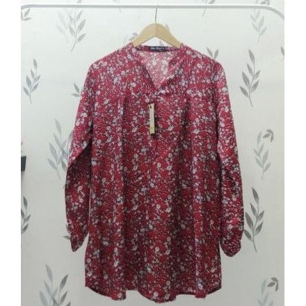Rayon Motif 0021 - Blouse Katun Rayon - Motif Kembang Kecil - Fathin Basic - SHOPIE Hijabstyle-4