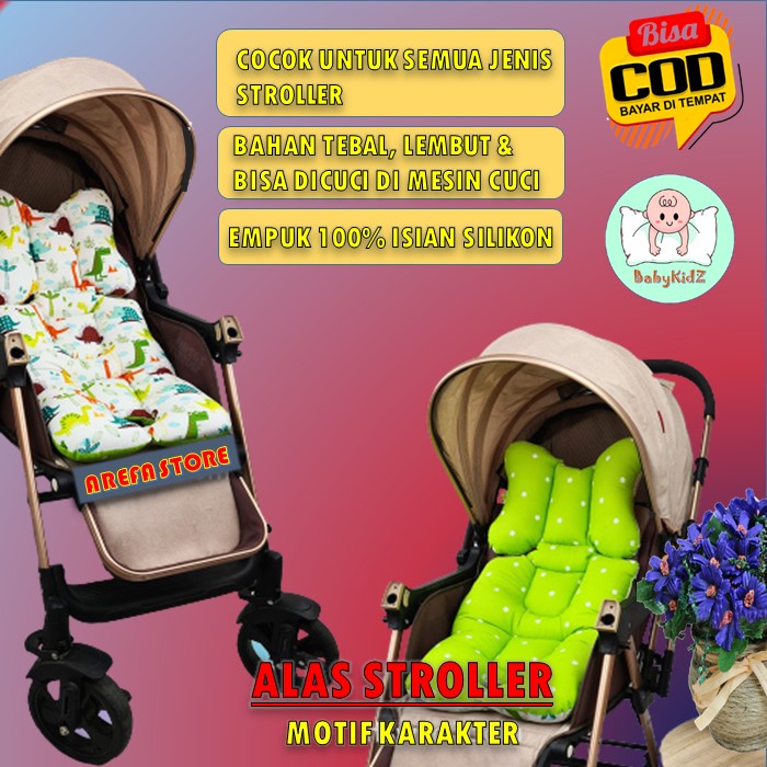 Alas Stroller Bantal Stroller Motif Karakter Perlengkapan Bayi Modern