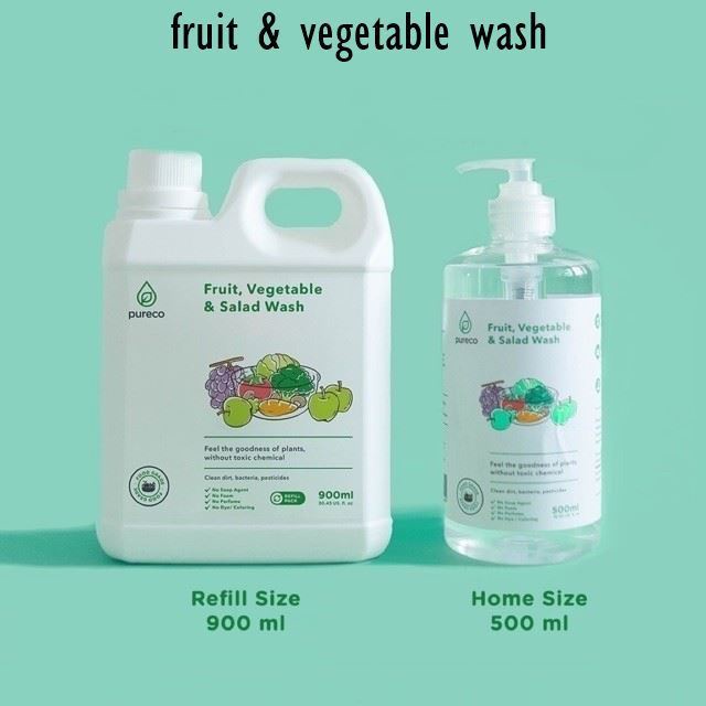 Pureco Fruit Vegetable Salad Wash Sabun Cuci Buah dan Sayur