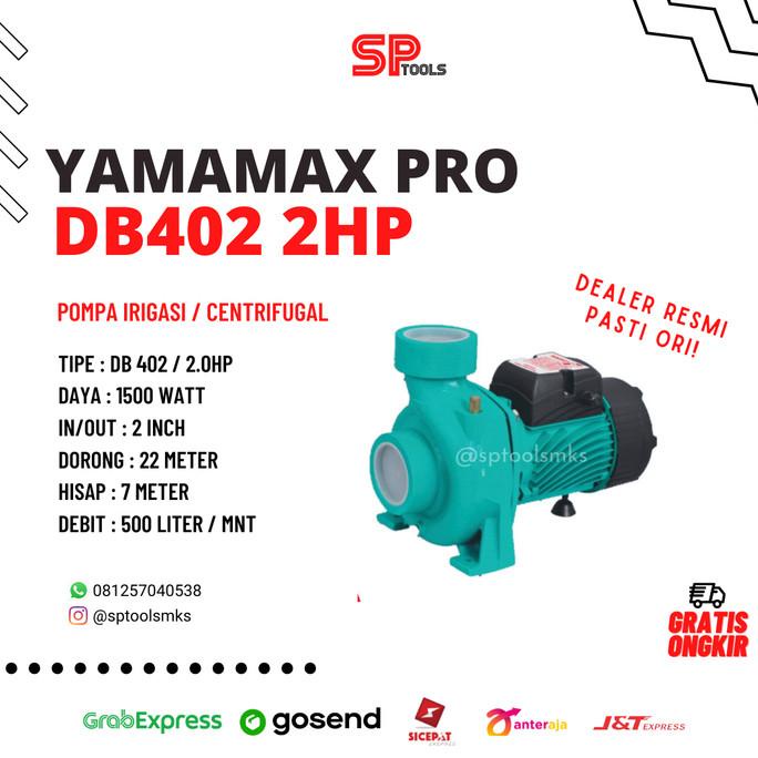 Termantab] POMPA AIR IRIGASI CENTRIFUGAL OUTPUT 2" YAMAMAX PRO DB-402 DB402 2 HP