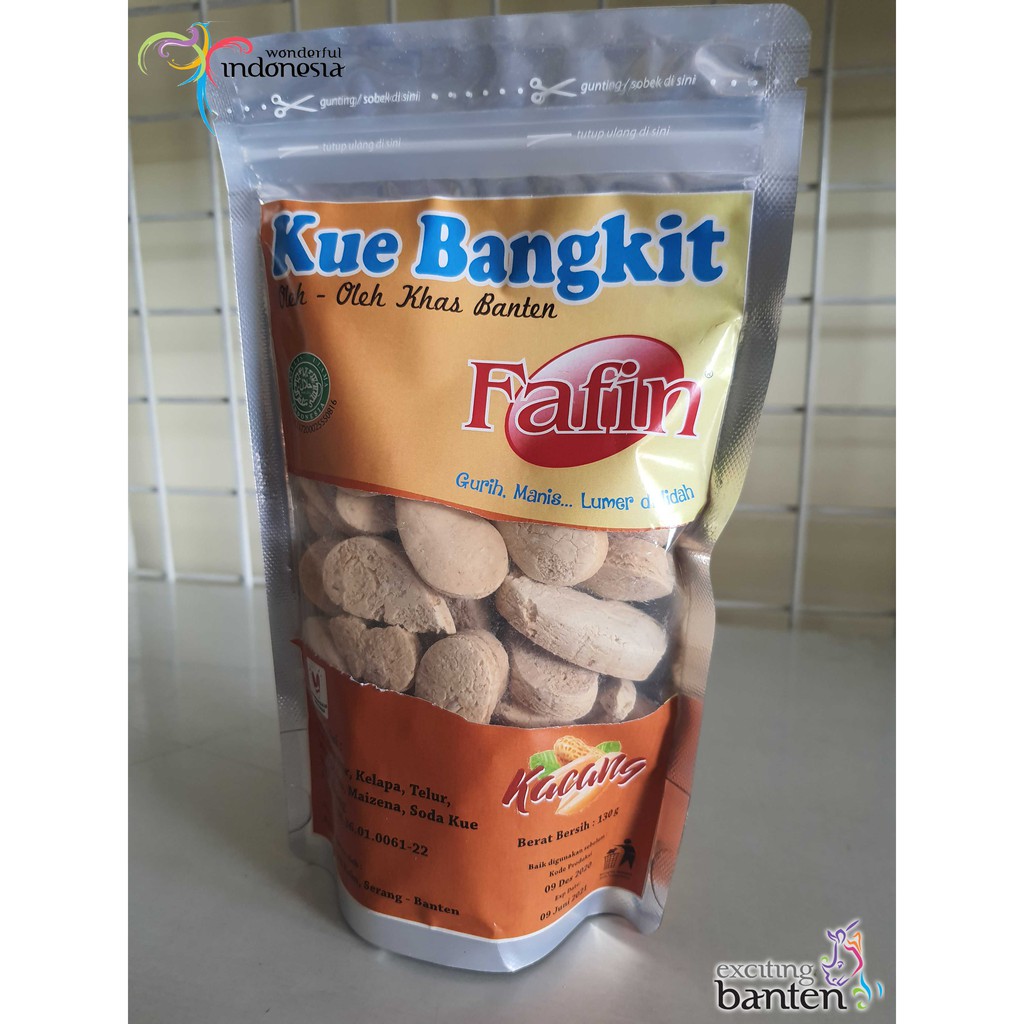 

Kue Bangkit rasa Kacang, Oleh oleh khas Banten 130g