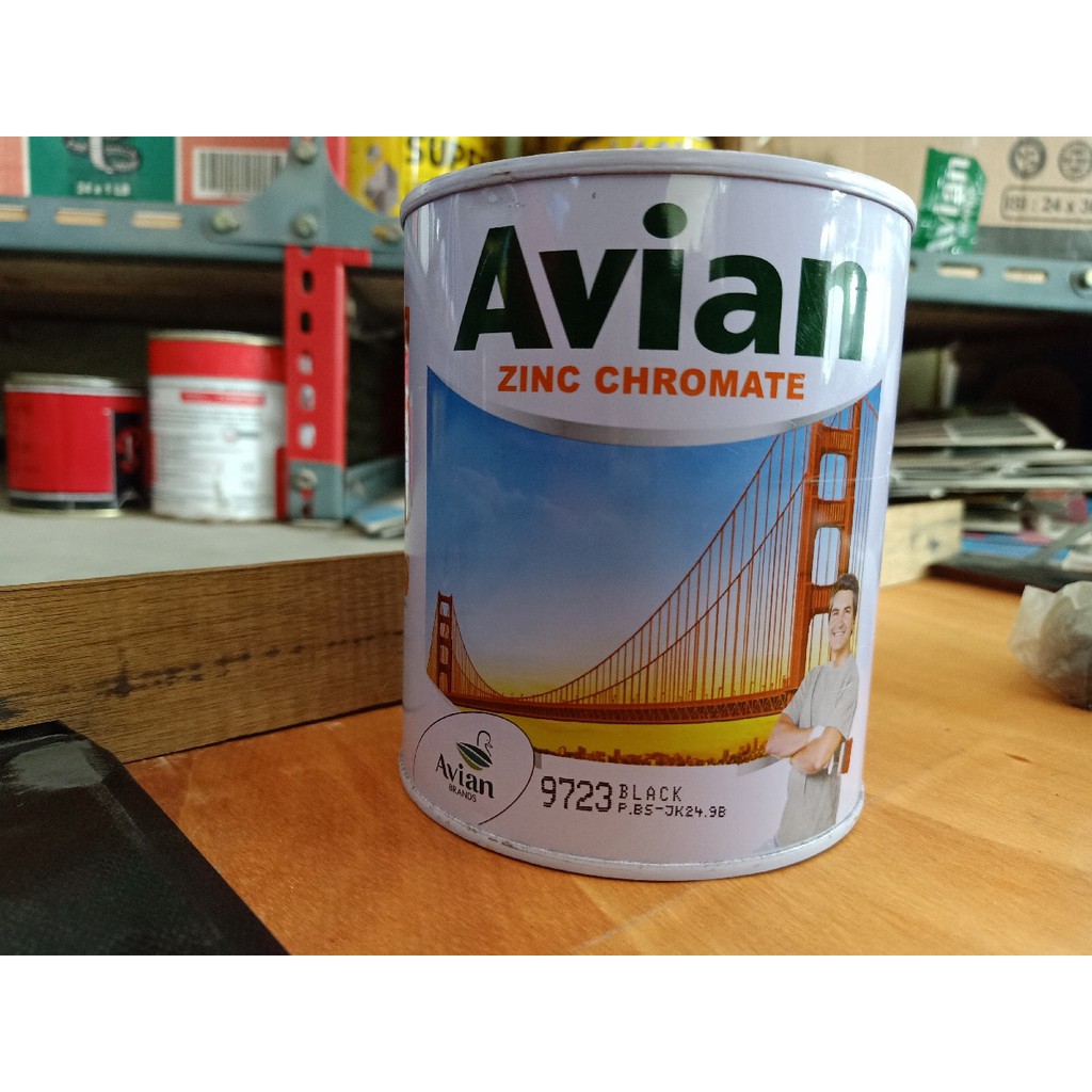 AVIAN Zinc Chromate  1kg Cat dasar besi / meni besi