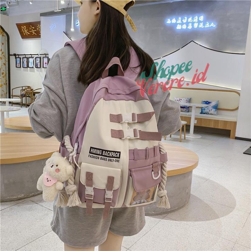 Joshee Tas Ransel Wanita Backpack Wanita Backpack Pria Tas Sekolah Tas Anak 0544 Backpack Nylon 02, 06