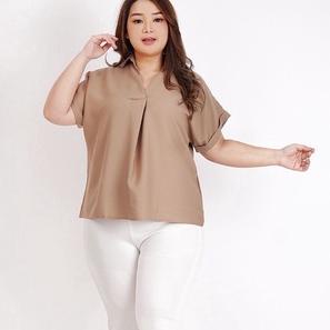 LANGSUNG KIRIM.. 05 BAJU BLOUSE BLUS ATASAN WANITA JUMBO BIG SIZE LD 120cm XXL XXXL BAJU KERJA KANTO