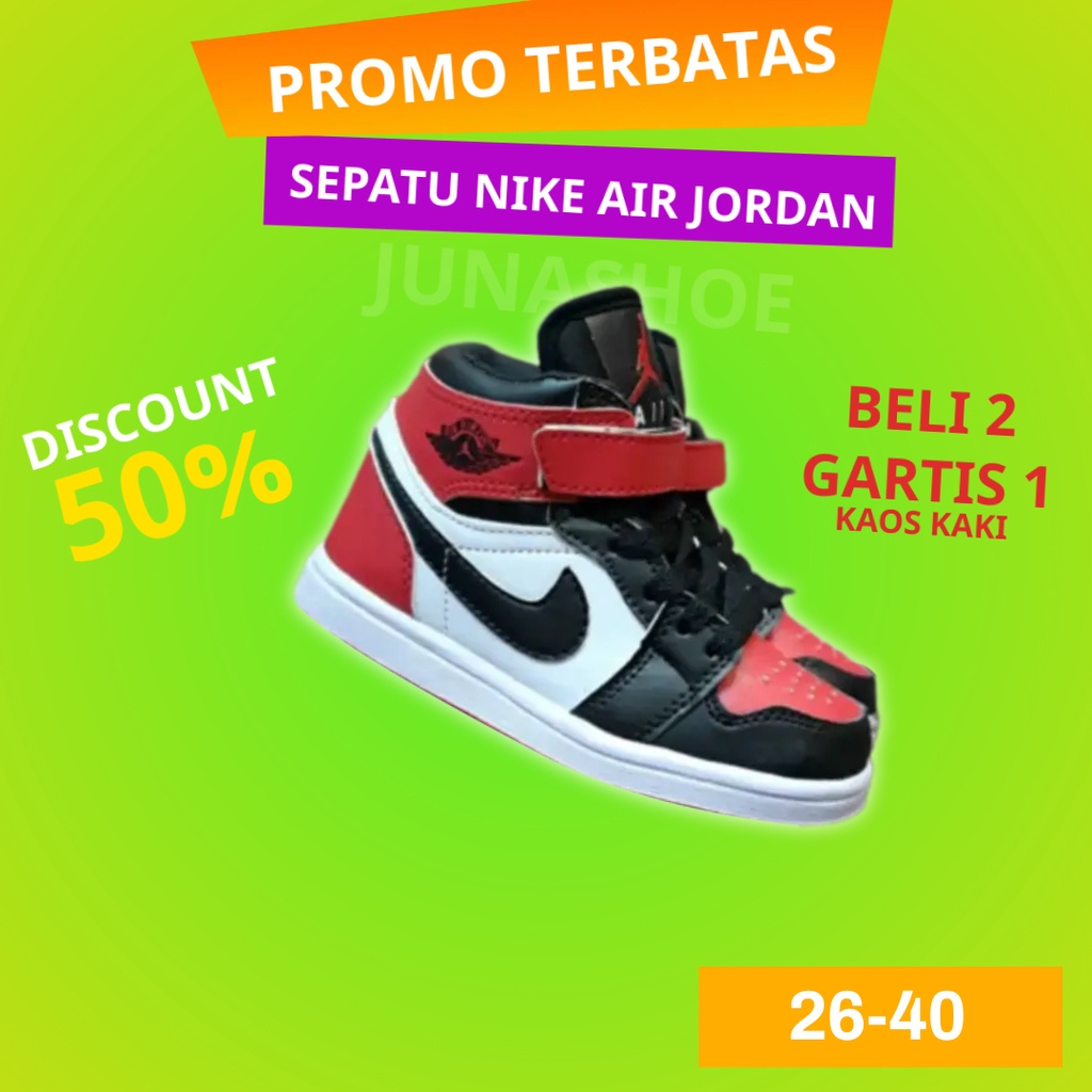 sepatu jordan anak laki laki perempuan sepatu anak cewek cowok sepatu sneakers anak sepatu olahraga anak anak