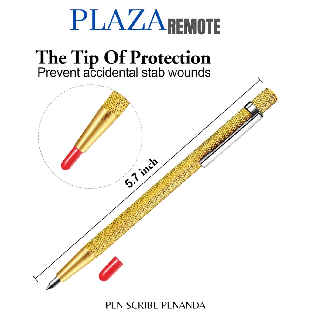 METAL SCRIBE TOOL TUNGSTEN PENANDA PEMOTONG UNTUK KACA STAINLESS KERAMIK DLL