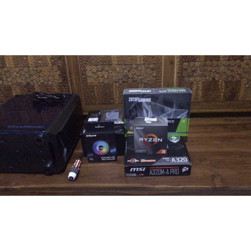 PC RAKITAN GAMING EDITING RYZEN 3 3100 +FREE WIFI