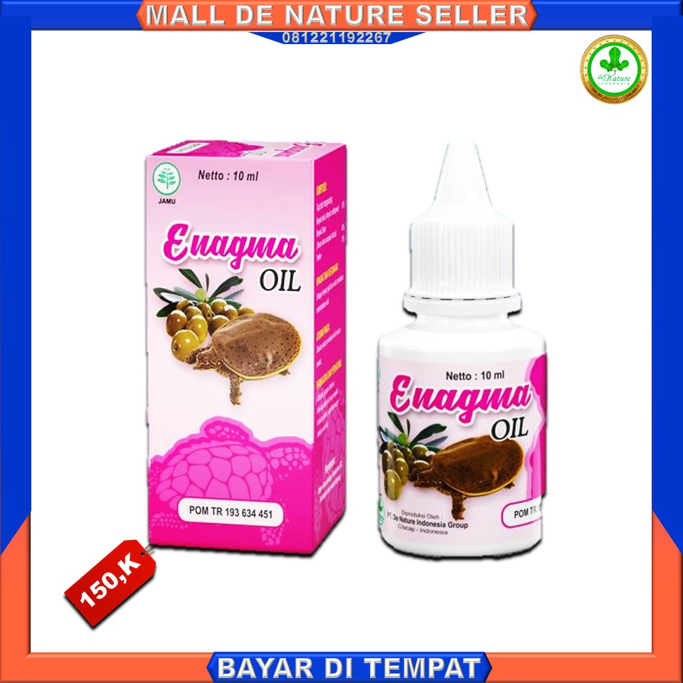 Enagma Oil De Nature Herbal Pembesar Payudara/ Penambah Size Mr P Besar Kuat-Penghilang Stretch Mark